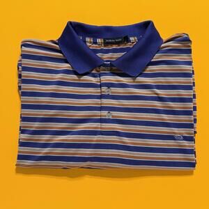 Southern Marsh Multicolor Striped Flex Polo Shirt Size Men’s XL